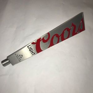 Coors Light 3 Sided Aluminum Beer Tap Handle
